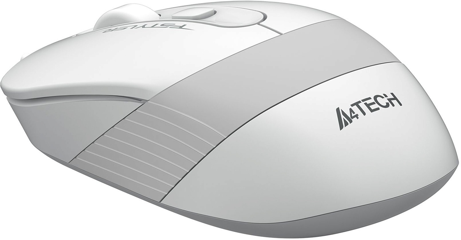 Мышь A4Tech Fstyler FM10S белый/серый оптическая (1600dpi) silent USB (3but) Мышь A4Tech Fstyler FM10S белый/серый оптическая (1600dpi) silent USB (3but)