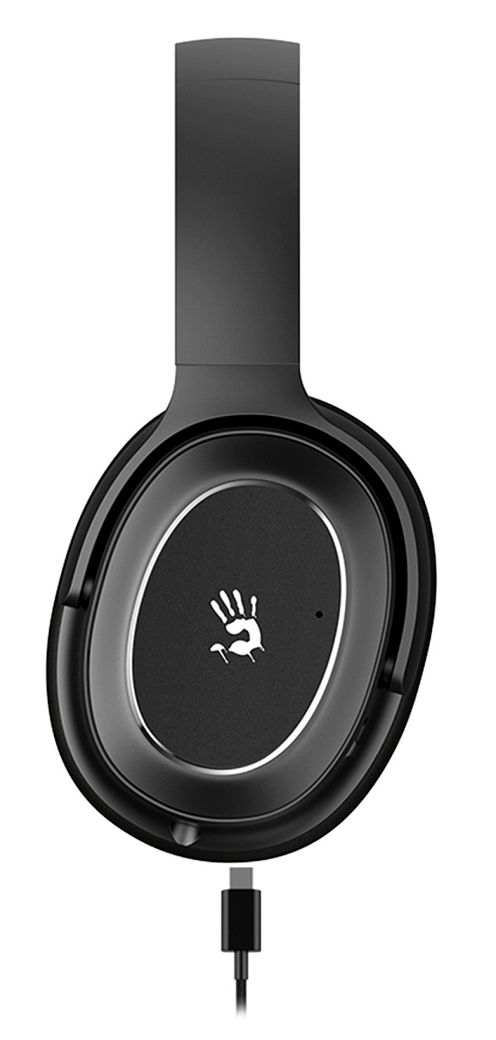 Наушники с микрофоном A4Tech Bloody M320 черный 1.5м мониторные BT оголовье (M320 BLACK)