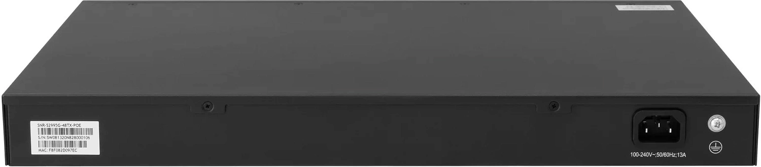 Коммутатор Управляемый PoE коммутатор уровня 2, 48 портов 10/100/1000Base-T с поддержкой PoE, 4 порта 1/10G SFP+, PoE 740 Ватт