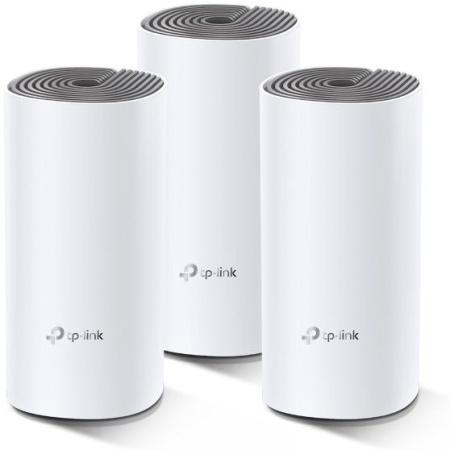 Бесшовный Mesh роутер TP-Link Deco E4 (DECO E4(3-PACK)) AC1200 10/100BASE-TX (упак.:3шт)