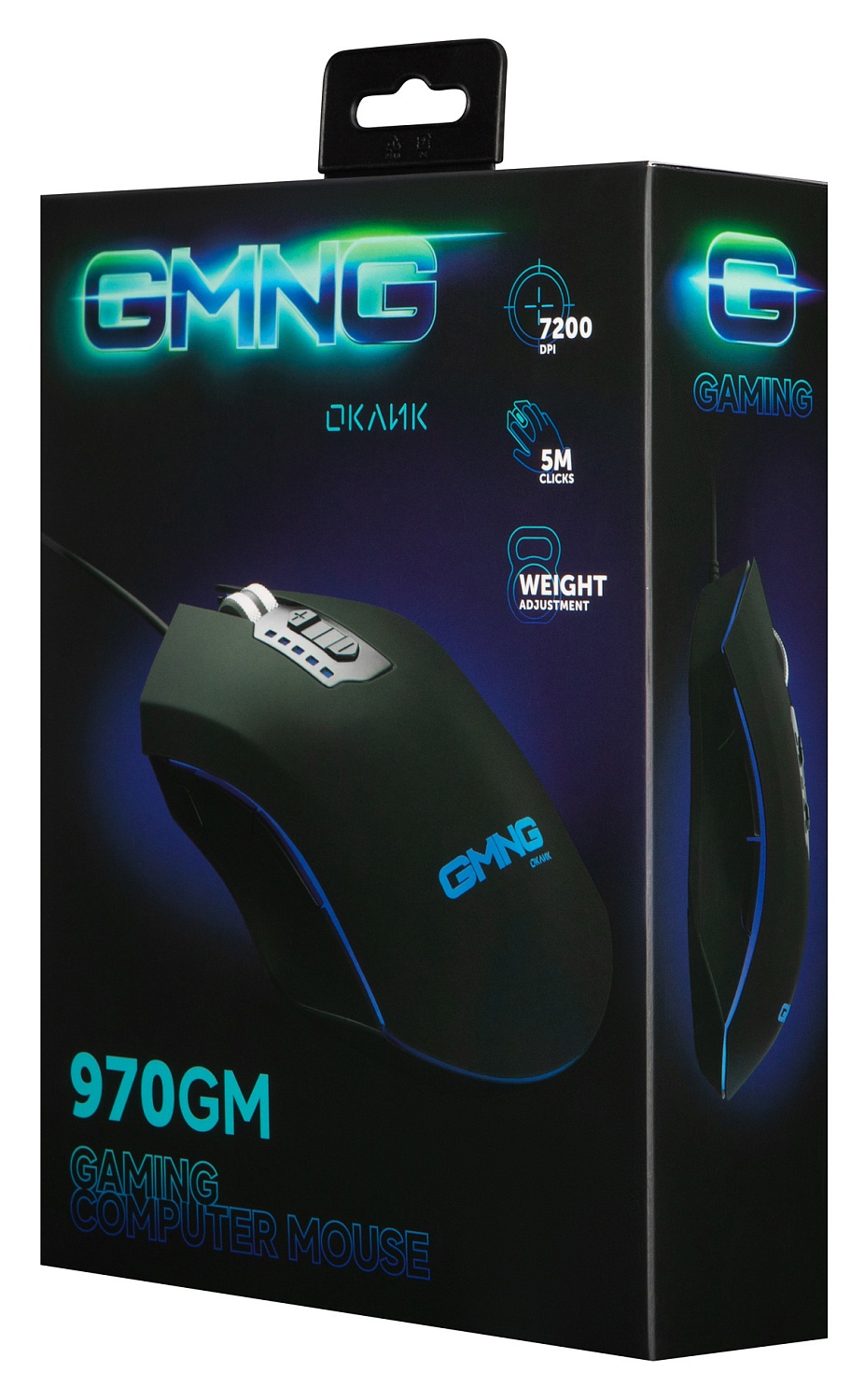 Мышь GMNG 970GM черный оптическая (7200dpi) USB (11but) Мышь GMNG 970GM черный оптическая (7200dpi) USB (11but)