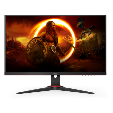 Монитор AOC 27" Q27G2E черный/красный VA LED 1ms 16:9 HDMI матовая 3000:1 250cd 178гр/178гр 2560x1440 155Hz FreeSync Premium DP 2K 4.43кг