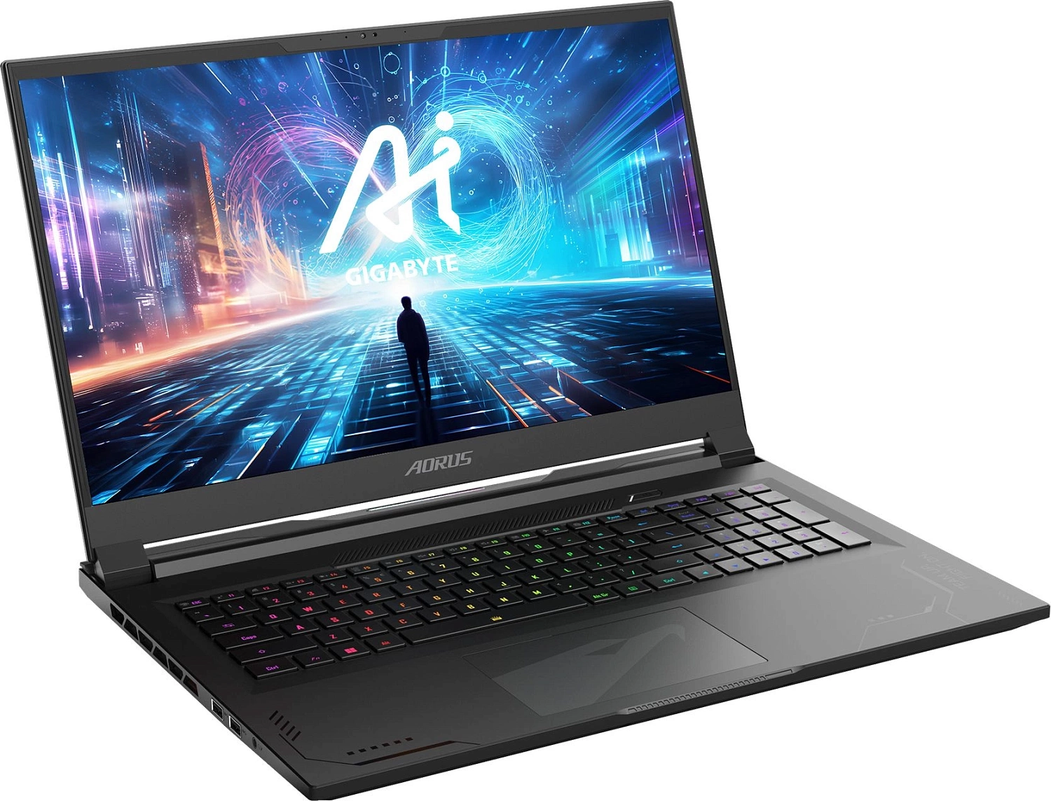 Ноутбук Gigabyte Aorus 17X AXG Core i9 14900HX 32Gb SSD2Tb NVIDIA GeForce RTX4080 12Gb 17.3" IPS QHD (2560x1440) Windows 11 Home black WiFi BT Cam (AXG-64KZ665SH)