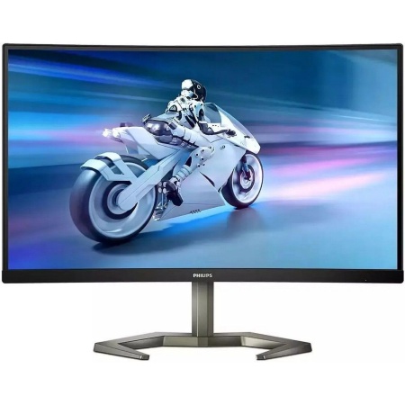 Монитор 27" PHILIPS 27M1C5200W Black (VA, изогнутый, 1920x1080, 240Hz, 0.5 ms, 178°/178°, 300 cd/m, 3000:1, +2xHDMI 2.0, +DisplayPort, +регулировка по высоте)