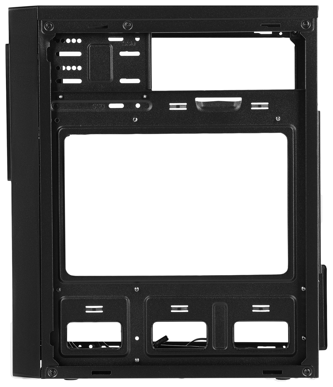 Корпус Digma DC-MATX103-U2 черный без БП mATX 1x80mm 2x120mm 2xUSB2.0 audio