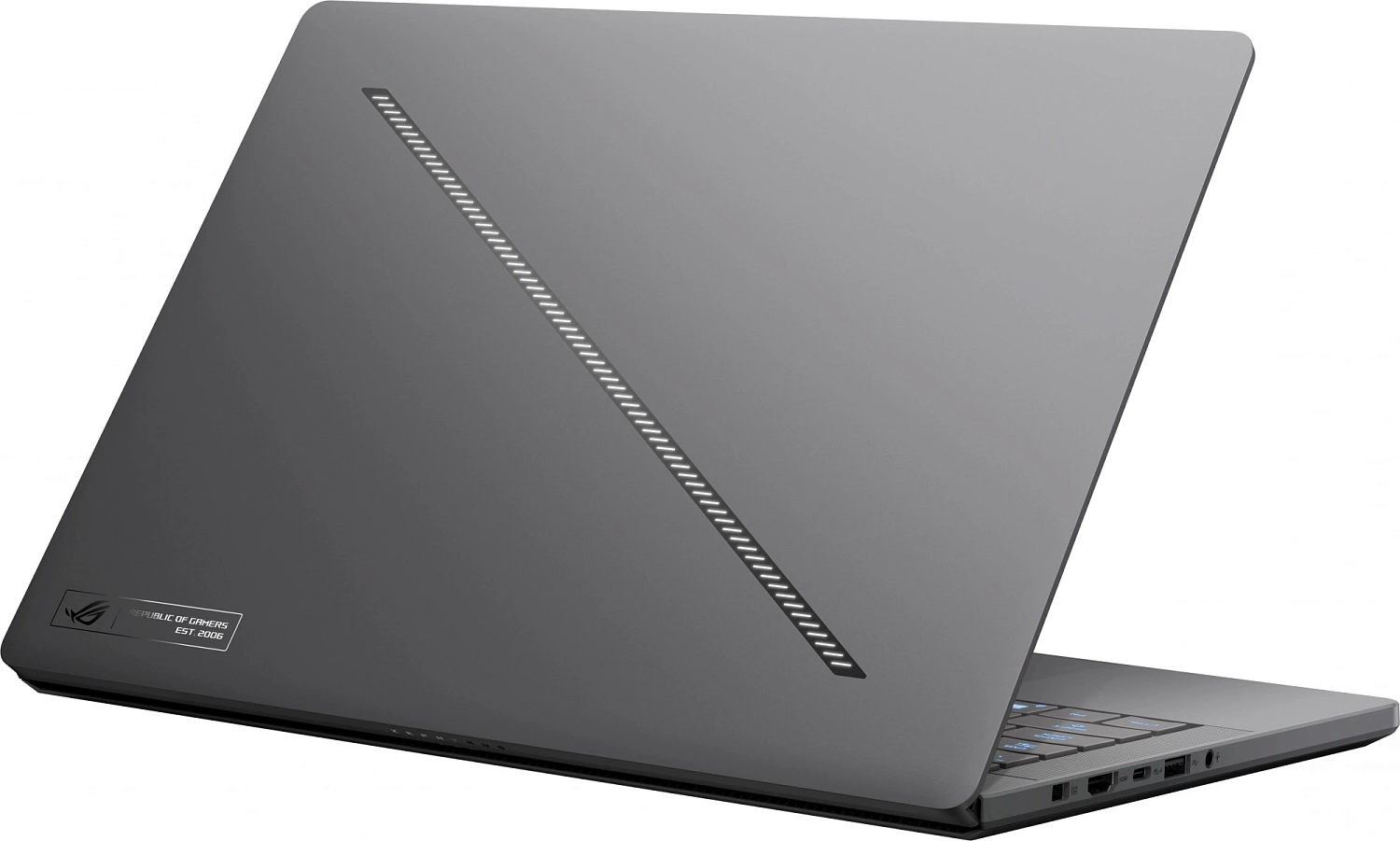 Ноутбук Asus ROG Zephyrus G14 GA403UV-QS186 Ryzen 7 8845HS 16Gb SSD1Tb NVIDIA GeForce RTX4060 8Gb 14" OLED 3K (2880x1800) noOS grey WiFi BT Cam (90NR0I01-M00A00)