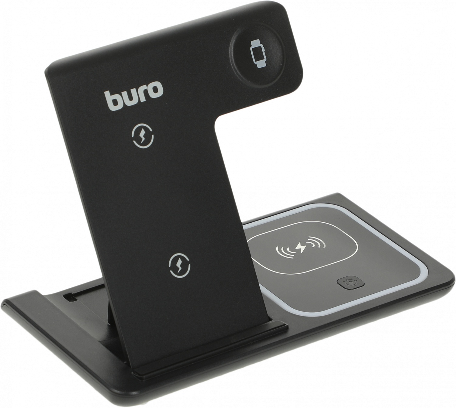 Беспроводное зар./устр. Buro CWC-QC4 18W 3A (PD) USB Type-C для Apple черный (CWC-QC4A18BK)