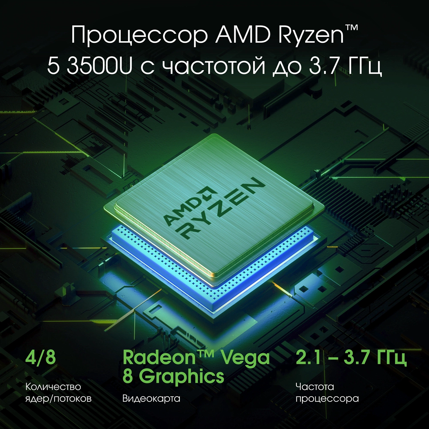 Ноутбук Digma Pro Cursus Ryzen 5 3500U 16Gb SSD512Gb AMD Radeon Graphics 15.6" IPS FHD (1920x1080) Windows 11 Pro grey WiFi BT Cam 5500mAh (DN15R5-ADXW10)