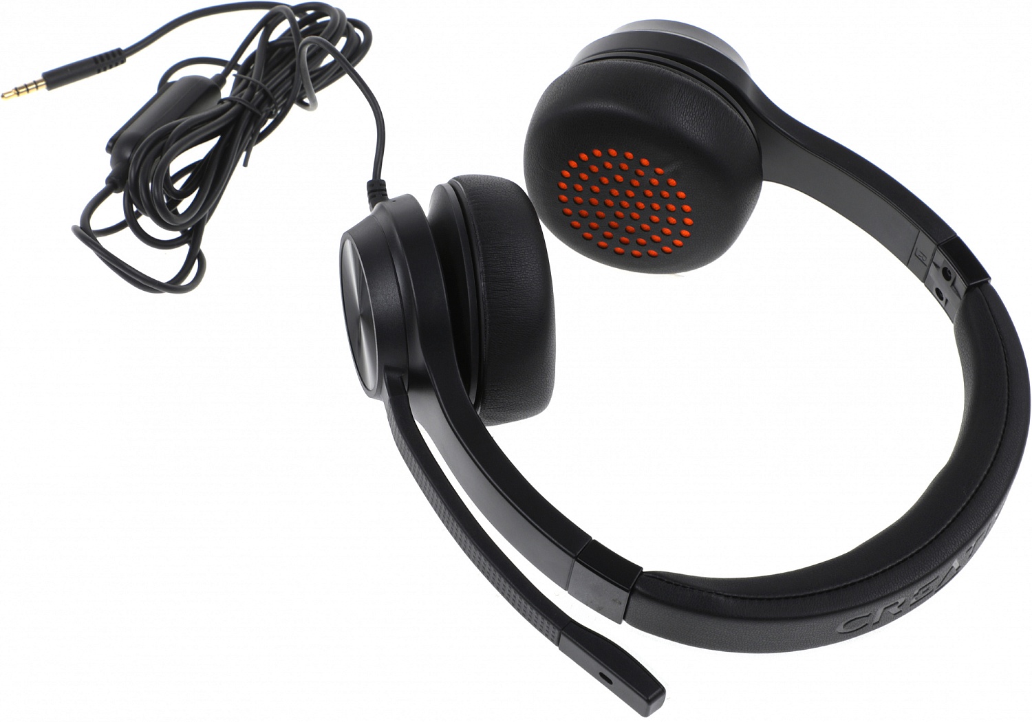 Наушники с микрофоном Creative CHAT черный 2.1м накладные оголовье (51EF0970AA000)