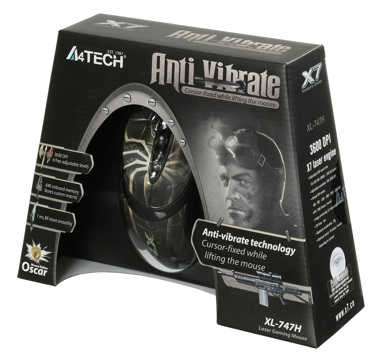 Мышь A4Tech Oscar Editor XL-747H коричневый/рисунок лазерная (3600dpi) USB2.0 (6but) Мышь A4Tech Oscar Editor XL-747H коричневый/рисунок лазерная (3600dpi) USB2.0 (6but)