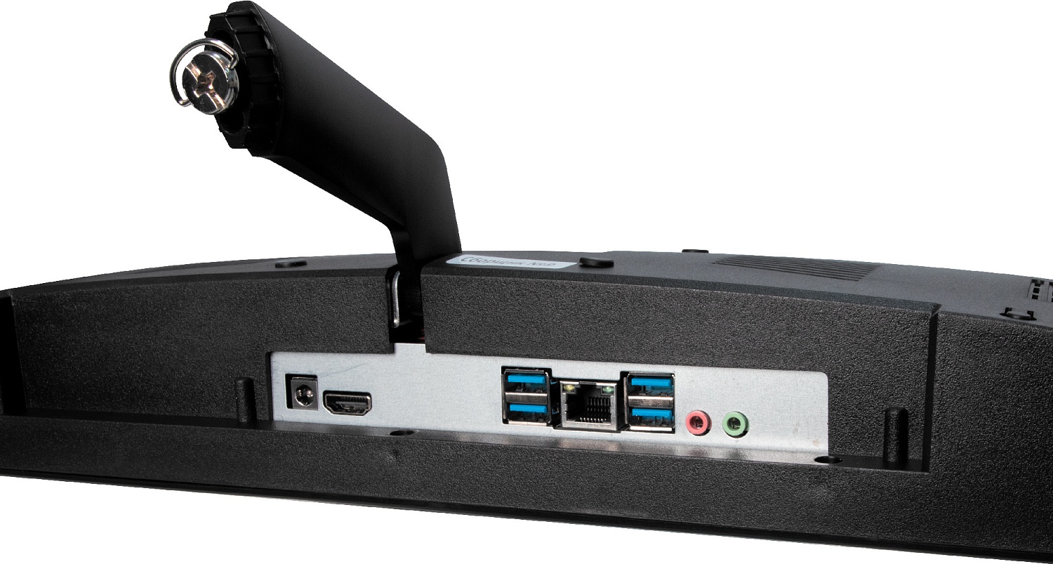 Моноблок IRU Office 23IH5P 23.8" Full HD i3 10100 (3.6) 8Gb SSD256Gb UHDG 630 Free DOS GbitEth WiFi BT 120W Cam черный 1920x1080