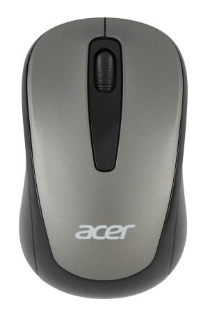 Мышь Acer OMR134 серый оптическая (1000dpi) беспроводная USB для ноутбука (2but)