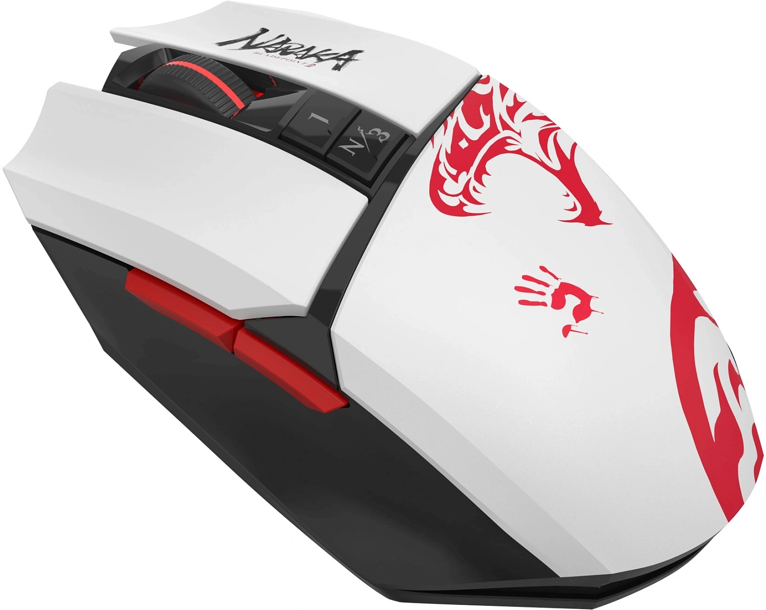 Мышь A4Tech Bloody R36 Ultra черный/белый/красный оптическая 12000dpi беспров. USB 7but (R36 ULTRA NARAKA USB) Мышь A4Tech Bloody R36 Ultra черный/белый/красный оптическая 12000dpi беспров. USB 7but (R36 ULTRA NARAKA USB)
