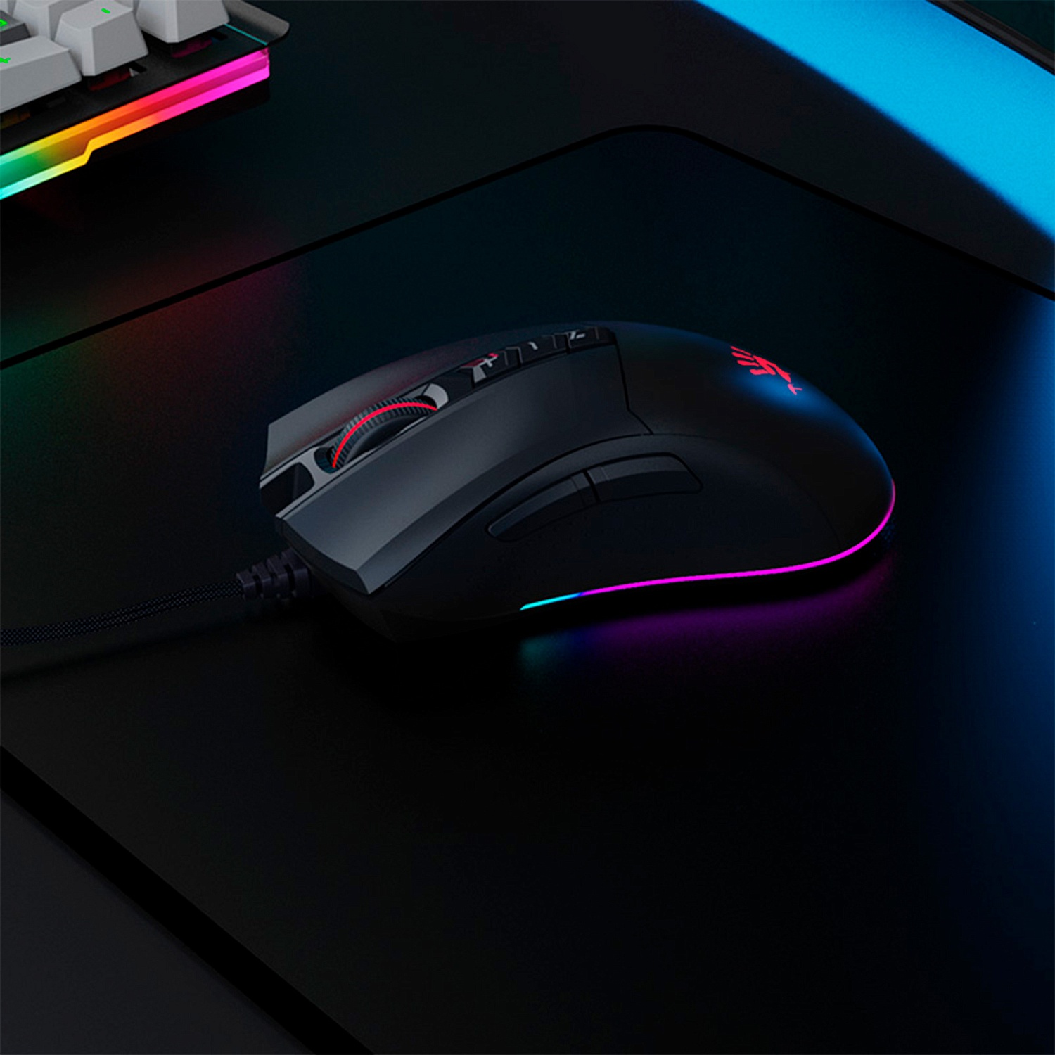 Мышь A4Tech Bloody ES9 Pro черный оптическая (16000dpi) USB (7but) Мышь A4Tech Bloody ES9 Pro черный оптическая (16000dpi) USB (7but)