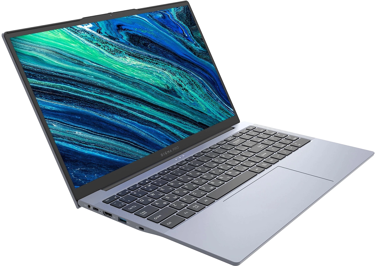Ноутбук Digma Pro Cursus Ryzen 5 3500U 16Gb SSD512Gb AMD Radeon Graphics 15.6" IPS FHD (1920x1080) Windows 11 Pro grey WiFi BT Cam 5500mAh (DN15R5-ADXW10)