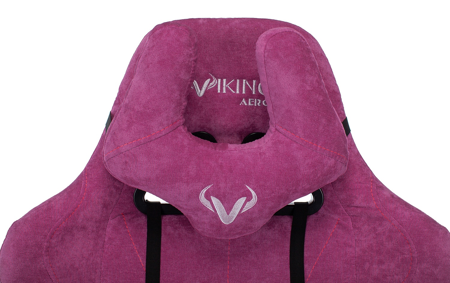 Кресло игровое Zombie VIKING KNIGHT Fabric малиновый Light-15 с подголов. крестов. металл Кресло игровое Zombie VIKING KNIGHT Fabric малиновый Light-15 с подголов. крестов. металл