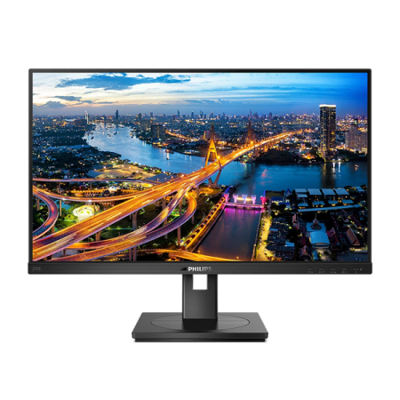 Монитор 27" Philips 275B1 2560x1440, WLED, 16:9, IPS, 350cd, 1000:1, 50M:1, 4ms, 178/178, DVI, HDMI, DP, USB-B, 3xUSB 3.2, 75Hz, Speakers, HAS, Pivot, Tilt, Swivel, Внутр, VESA, Black, 3y