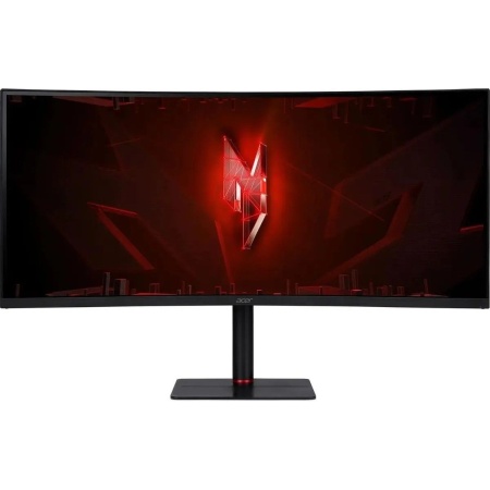 Монитор 34" ACER Nitro XV345CURV3bmiphuzx Black (VA, 3440x1440, HDMI+DP+Type-C (65W), USB Hub, 1 ms, 178°/178°, 300 cd/m, 1000:1, 180Hz, MM, Curved 1000R)