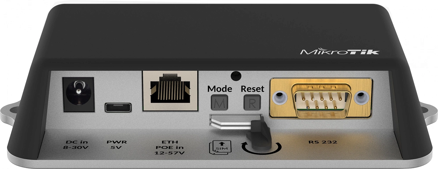 Точка доступа MikroTik LtAP mini (RB912R-2ND-LTM) N300 10/100BASE-T черный