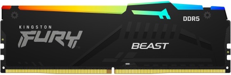 8GB Kingston DDR5 4800 DIMM FURY Beast RGB Gaming Memory KF548C38BBA-8 Non-ECC, , CL38 , 1.1V, KF548C38BBA-8 1RX16, RTL (328455)