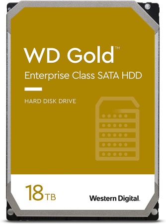 Жесткий диск WD SATA-III 18Tb WD181KRYZ Server Gold (7200rpm) 512Mb 3.5"