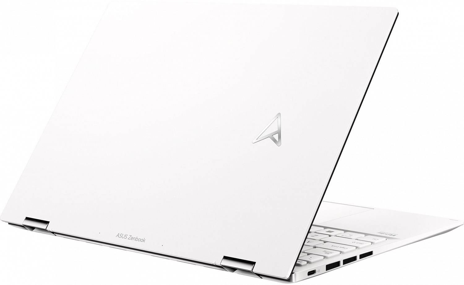Ноутбук Asus ZenBook Flip S 13 OLED UP5302ZA-LX426W Core i5 1240P 16Gb SSD512Gb Intel Iris Xe graphics 13.3" OLED Touch 2.8K (2880x1800) Windows 11 Home white WiFi BT Cam Bag (90NB0VV2-M00L80)