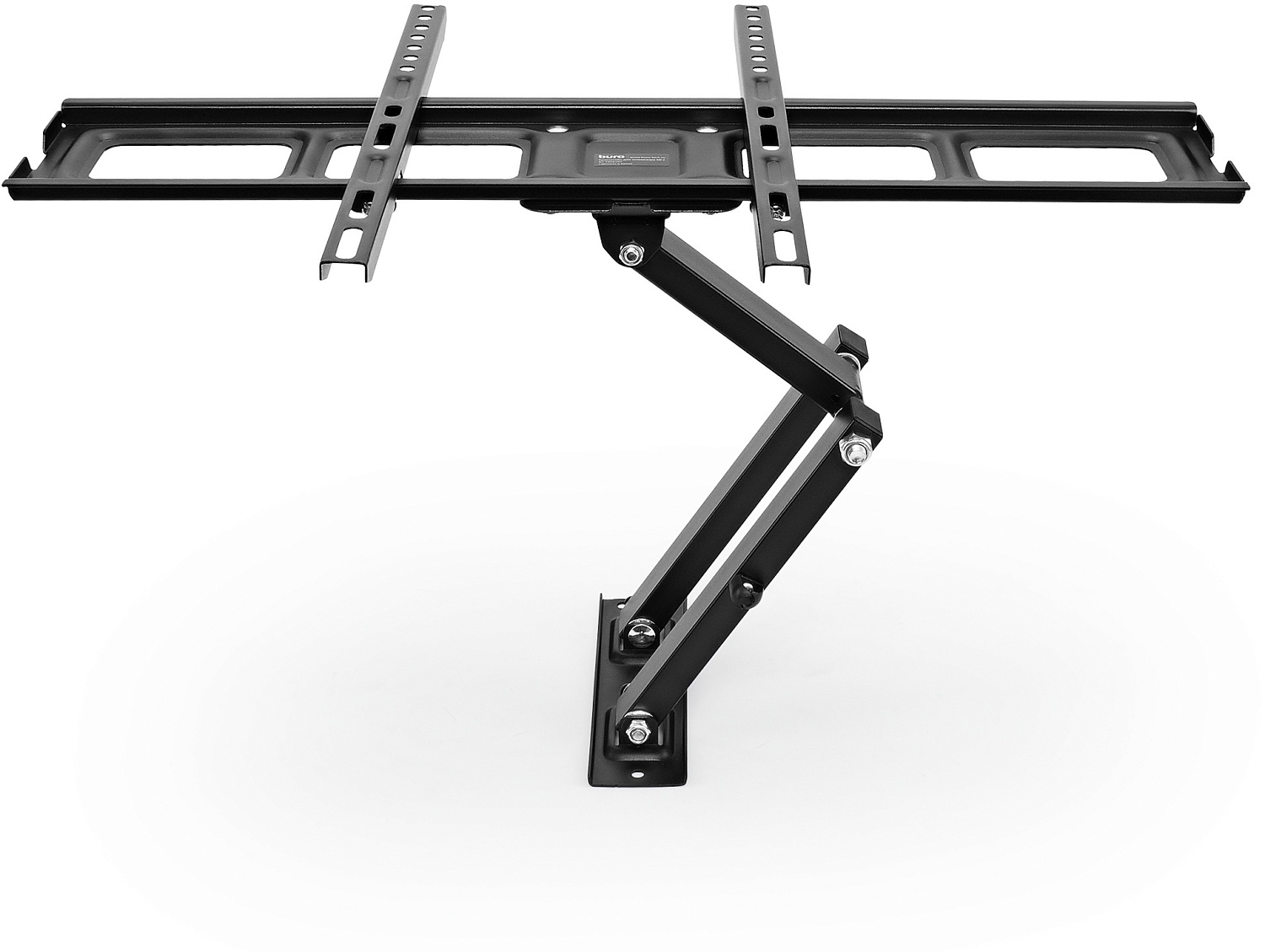 Кронштейн для телевизора Buro MF2 черный 32"-70" макс.35кг настенный поворотно-выдвижной и наклонный