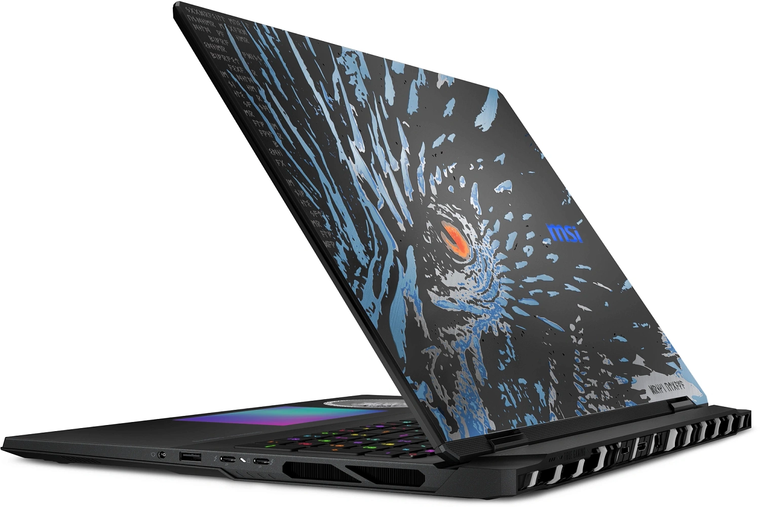ноутбук MSI Titan 18 HX Dragon Edition Draco A2WJ Ultra9 290HX 18" 16:10 UHD+ (3840x2400)240Hz DDR5 96GB (48GB*2),4TB SSD (2TB+2TB),NV RTX 5090 (24GB GDDR7),99Whr,3,6kg,2y,Win11Home,
