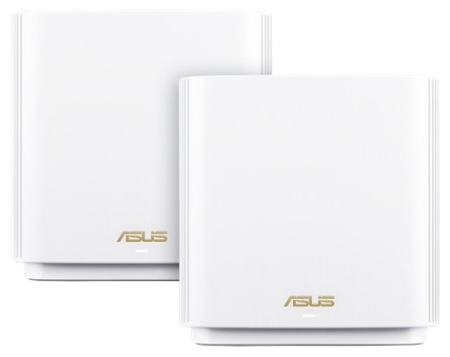 Роутер ASUS XT8 (B-2-PK) //2 access point, 802.11b/g/n/ac/ax, 574 + 4804Mbps, 2,4 + 5 gGz, black ; 90IG0590-MO3G20