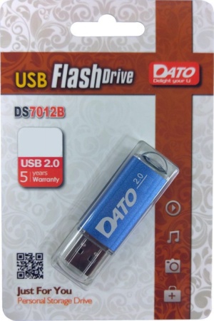 Флеш Диск Dato 16Gb DS7012 DS7012B-16G USB2.0 синий