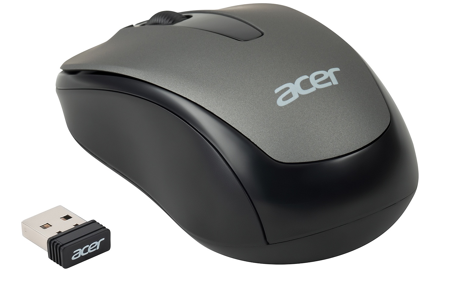 Мышь Acer OMR134 серый оптическая (1000dpi) беспроводная USB для ноутбука (2but) Мышь Acer OMR134 серый оптическая (1000dpi) беспроводная USB для ноутбука (2but)