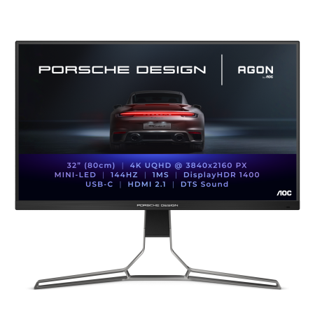 Монитор LCD 31.5'' [16:9] 3840x2160(UHD 4K) IPS, nonGLARE, 144 Hz, 600 cd/m2, H178°/V178°, 1000:1, 80M:1, 1.07B, 1ms, 2xHDMI, 2xDP, USB-C, USB-Hub, Height adj, Pivot, Tilt, Swivel, Speakers, 3Y, Black