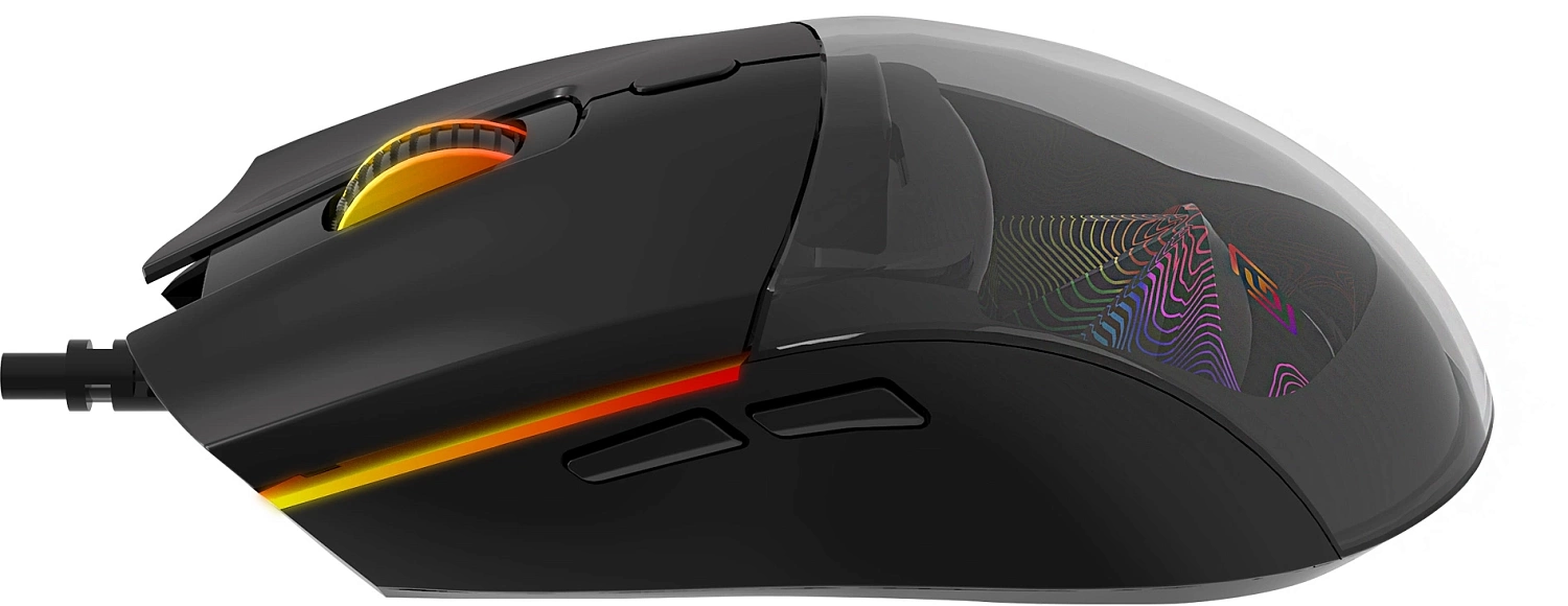 Мышь Оклик 714GM черный оптическая (3200dpi) USB (7but) Мышь Оклик 714GM черный оптическая (3200dpi) USB (7but)