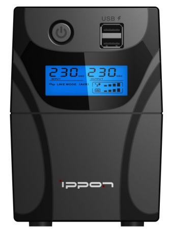 Источник бесперебойного питания Ippon Back Power Pro II 800 480Вт 800ВА черный