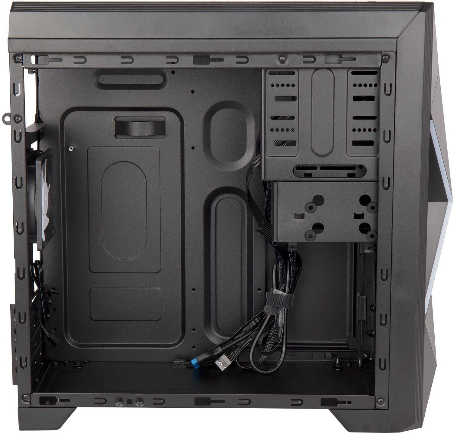 Корпус Hiper A68 черный без БП mATX 1x80mm 1x92mm 2xUSB2.0 1xUSB3.0 audio