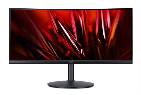 Монитор 34'' ACER Nitro XZ342CUS3bmiipphx,ZeroFrame,Curved 1500R Black,21:9,VA,3440x1440,1/3ms,320,HDR 400cd,180Hz,2xHDMI(2.0)+2xDP(1.4)+Audio out,Speakers 2Wx2,sync: DP/HDMI FreeSync Premium,hdr:HDR 400