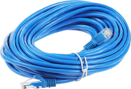 Патч-корд Premier PP12-10M/B 1000Гбит/с UTP 4 пары cat5E CCA molded 10м синий RJ-45 (m)-RJ-45 (m)