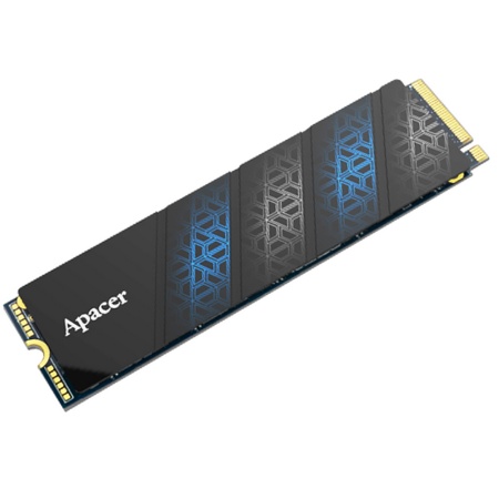 Твердотельный накопитель Apacer SSD AS2280P4U PRO 256Gb M.2 2280 PCIe Gen3x4, R3500/W1200 Mb/s, 3D NAND, MTBF 1.8M, NVMe, 170TBW, Retail,  Heat Sink, 5 years (AP256GAS2280P4UPRO-1)