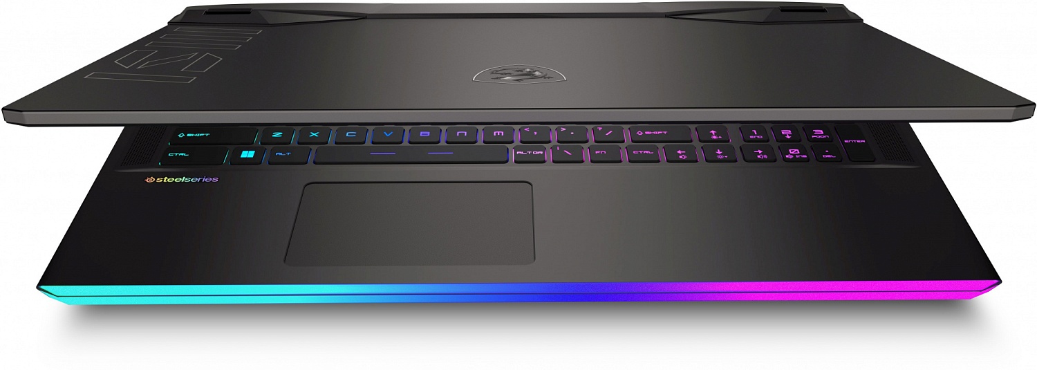 Ноутбук MSI Raider GE77HX 12UHS-232RU Core i7 12800HX 32Gb SSD2Tb NVIDIA GeForce RTX3080Ti 16Gb 17.3" IPS QHD (2560x1440) Windows 11 Home dk.grey WiFi BT Cam (9S7-17K514-232)