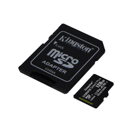 Флеш карта microSDXC Kingston 128GB SDCS2/128GB Canvas Select Plus + adapter