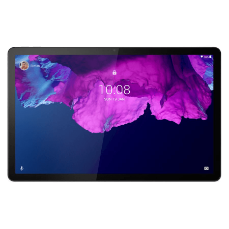 Планшет Lenovo Tab P11 Plus TB-J616F Helio G90T (2.05) 8C RAM4Gb ROM128Gb 11" IPS 2000x1200 Android 11 серый 13Mpix 8Mpix BT WiFi Touch microSD 256Gb 7700mAh