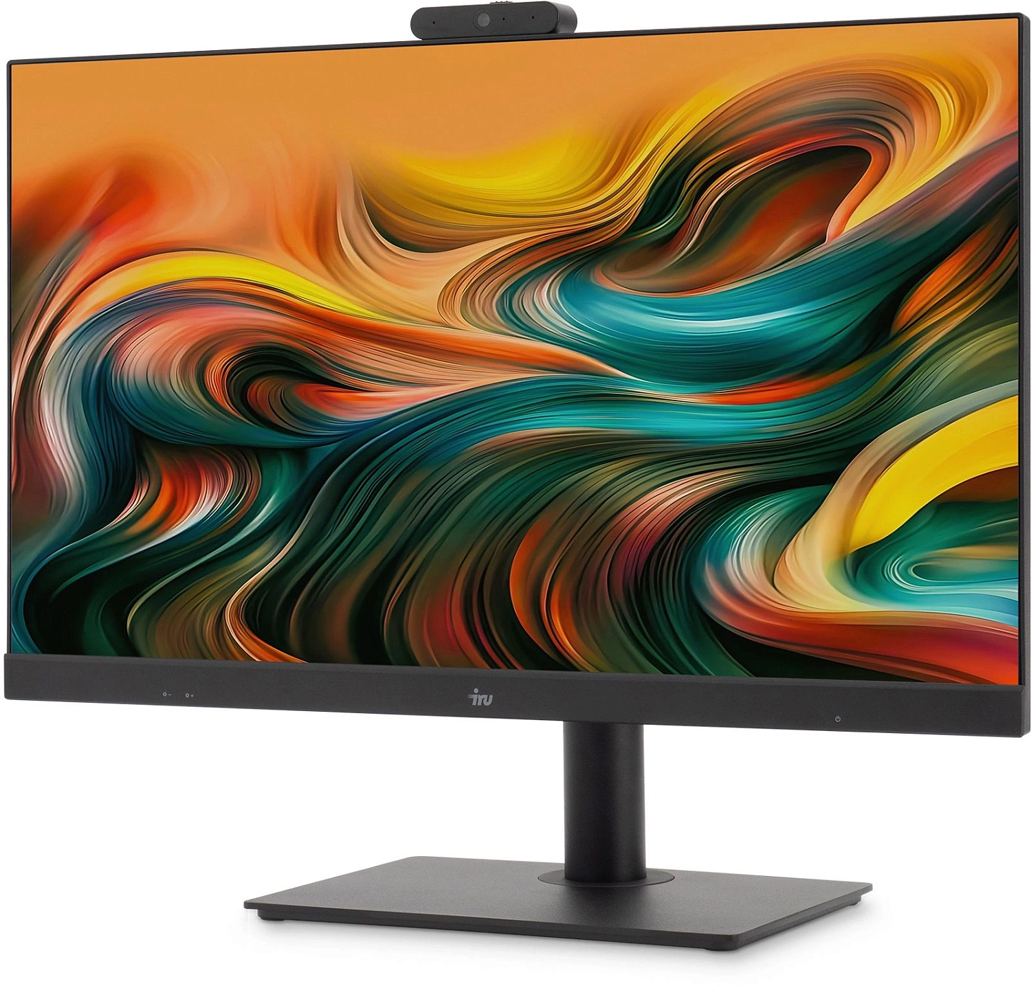 Моноблок IRU Office 23IH6 23.8" Full HD i5 12400 (2.5) 16Gb SSD1Tb UHDG 730 Free DOS WiFi BT Spk 120W Cam черный 1920x1080 (RUS)