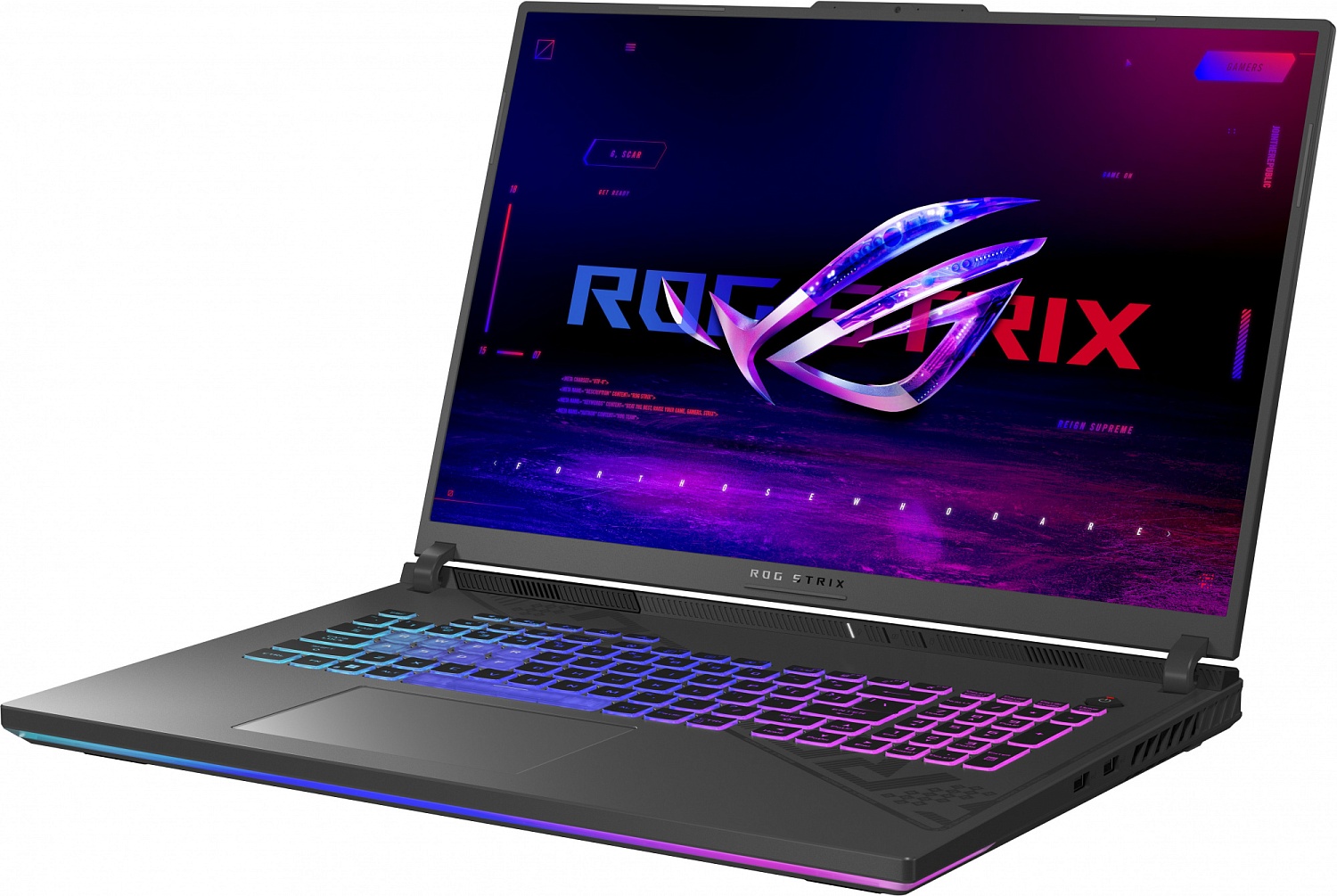 Ноутбук Asus ROG Strix G18 G814JI-N6157 Core i7 13650HX 16Gb SSD1Tb NVIDIA GeForce RTX4070 8Gb 18" IPS WQXGA (2560x1600) noOS grey WiFi BT Cam (90NR0D01-M00960)