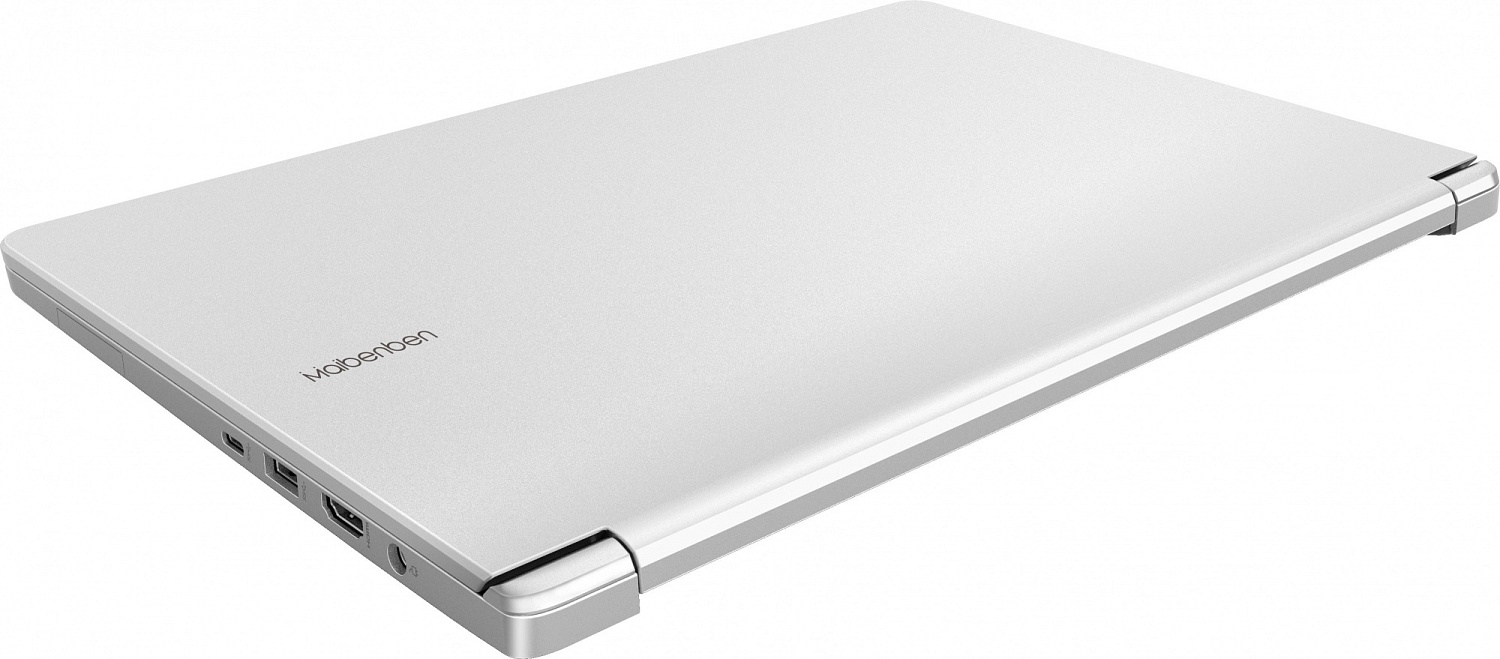 Ноутбук Maibenben P455 P4551SA0PSRE0 Ryzen 5 5560U 8Gb SSD256Gb AMD Radeon Vega 6 14" IPS FHD (1920x1080) Windows 10 Professional Multi Language 64 silver WiFi BT Cam 4100mAh (P4551SA0PSRE0)