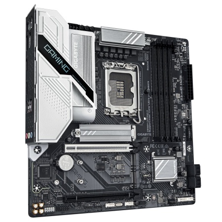 Материнская плата Gigabyte OEM Z890M GAMING X, Socket 1851, Intel®Z890, 4xDDR5-6400, HDMI+DP+DP, 2xPCI-Ex16, 4xSATA3(RAID 0/1/5/10), 3xM.2, 8Ch Audio, 1x2.5GbLan, (2+4)xUSB2.0, (3+2)xUSB3.2, (0+1)xUSB Type-C™, 1xPS/2, mATX, RTL oem