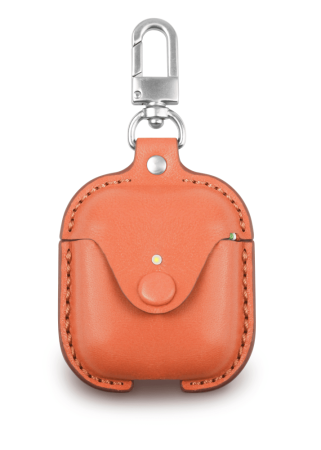 Leather Case for AirPods - Orange