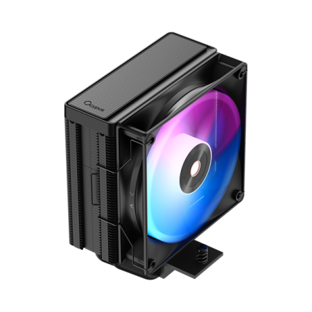 Кулер для процессора Ocypus Delta A40 BK ARGB, 120mm ARGB FAN, Top Panel, 4 HEAT PIPES, 4-PIN PWM, 500-2000 RPM, 29DBA, HYDRO BEARING, LGA115X/1200/1700/18XX, AM4/AM5