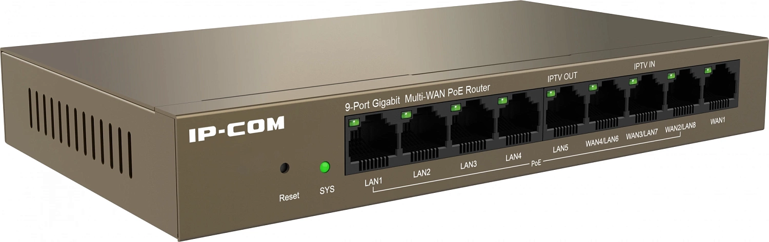 Межсетевой экран IP-Com M20-8G-PoE 10/100/1000BASE-TX коричневый Межсетевой экран IP-Com M20-8G-PoE 10/100/1000BASE-TX коричневый
