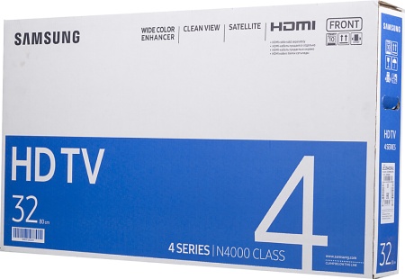 Телевизор LED Samsung 32" UE32N4000AUXCE Series 4 черный HD 60Hz DVB-T DVB-T2 DVB-C DVB-S DVB-S2 USB 2.0 (RUS)