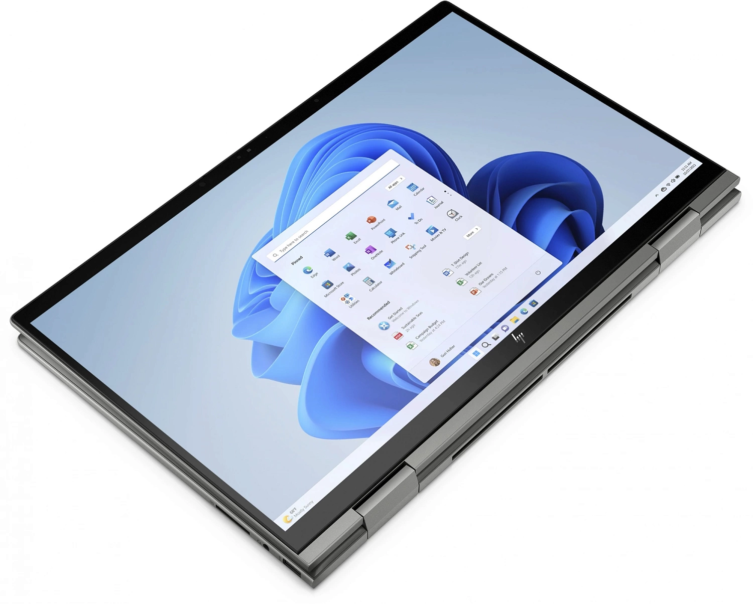 Ноутбук HP Envy x360 15-ey1077wm Ryzen 5 7530U 12Gb SSD256Gb AMD Radeon 15.6" IPS Touch FHD (1920x1080) Windows 11 Home silver WiFi BT Cam (8B3S4UA)